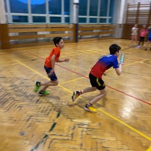 Oddílovka v tělocvičně