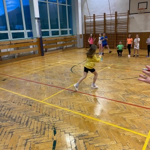 Oddílovka v tělocvičně