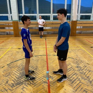 Oddílovka v tělocvičně