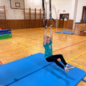 Oddílovka v tělocvičně