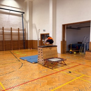 Oddílovka v tělocvičně