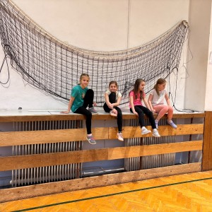 Oddílovka v tělocvičně