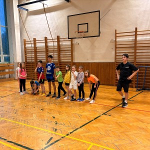 Oddílovka v tělocvičně