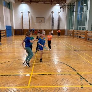 Oddílovka v tělocvičně