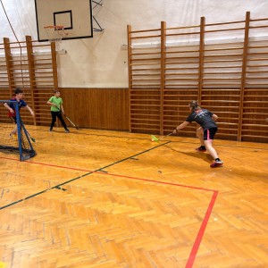 Oddílovka v tělocvičně