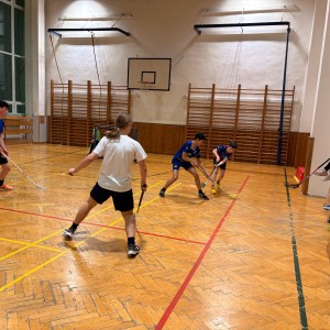 Oddílovka v tělocvičně