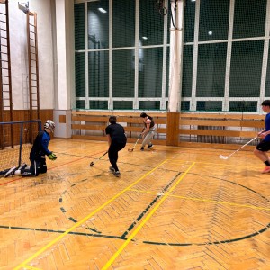 Oddílovka v tělocvičně