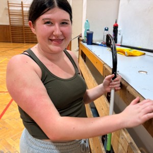 Oddílovka v tělocvičně