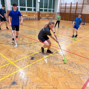 Oddílovka v tělocvičně