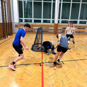 Oddílovka v tělocvičně