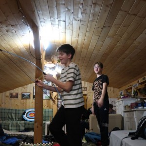 Laser game starších