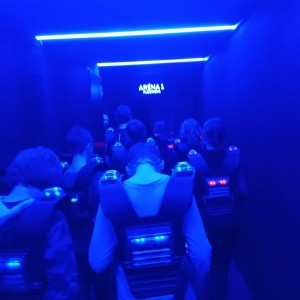 Laser game starších
