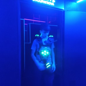 Laser game starších