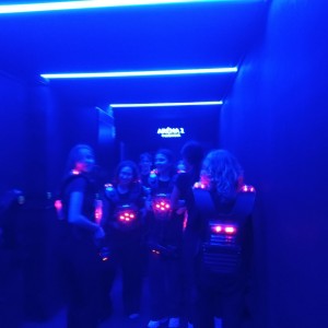 Laser game starších