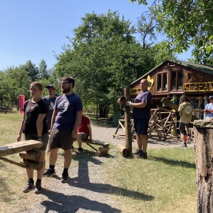 Stavěčka, den první