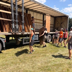 Stavěčka, den první