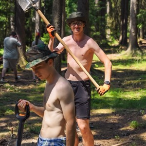 Stavěčka, den první