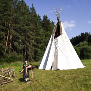 Stavěčka, den první