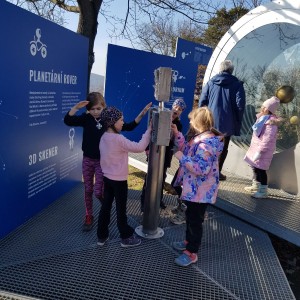 Výprava Rybek do hvězdárny