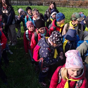 Závody vlčat a světlušek v Šenově