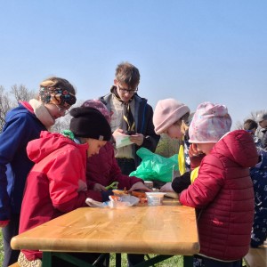 Závody vlčat a světlušek v Šenově