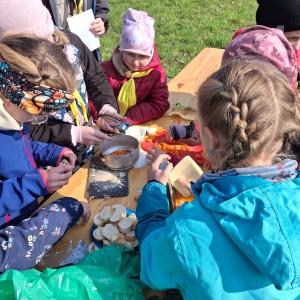 Závody vlčat a světlušek v Šenově