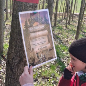 Závody vlčat a světlušek v Šenově