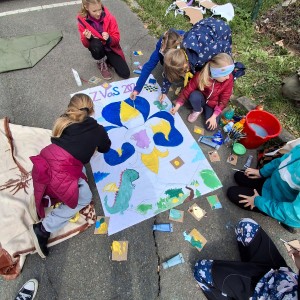 Závody vlčat a světlušek v Šenově