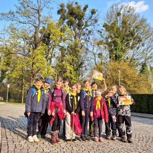 Závody vlčat a světlušek v Šenově